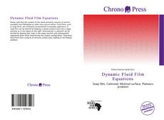 Buchcover von Dynamic Fluid Film Equations