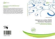 Buchcover von Honduras at the 2000 Summer Olympics