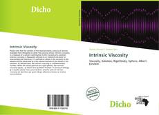 Intrinsic Viscosity kitap kapağı