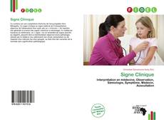 Capa do livro de Signe Clinique 