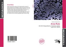 Area Rule kitap kapağı