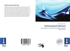 Copertina di Achievement (Horse)