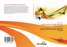 Bookcover of India at the 2006 Winter Olympics