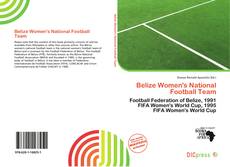 Belize Women's National Football Team的封面