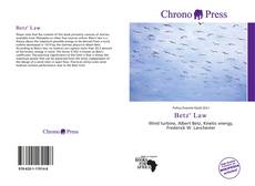 Bookcover of Betz' Law