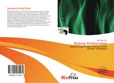 Bookcover of Sydney Cricket Club