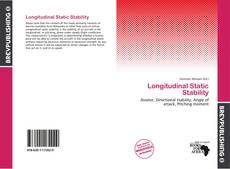 Buchcover von Longitudinal Static Stability