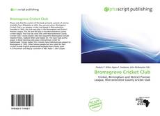 Borítókép a  Bromsgrove Cricket Club - hoz