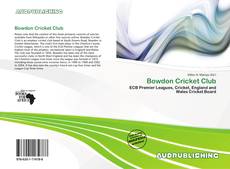 Portada del libro de Bowdon Cricket Club