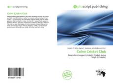 Colne Cricket Club的封面