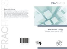 Couverture de Bosch Solar Energy