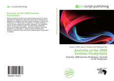 Australia at the 2008 Summer Paralympics的封面
