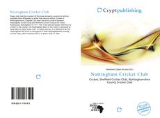 Capa do livro de Nottingham Cricket Club 