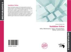 Capa do livro de Isolation Valve 