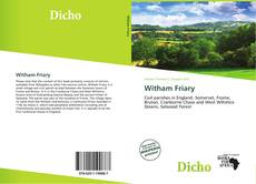 Couverture de Witham Friary