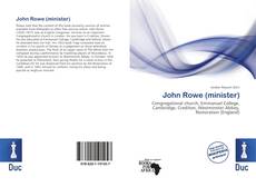 Portada del libro de John Rowe (minister)