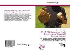 Copertina di 1953 All-American Girls Professional Baseball League Season