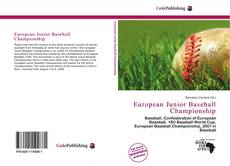 Bookcover of European Junior Baseball Championship