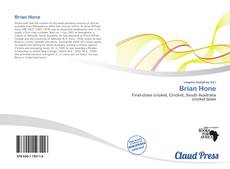 Portada del libro de Brian Hone