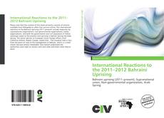 Capa do livro de International Reactions to the 2011–2012 Bahraini Uprising 