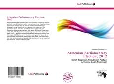 Capa do livro de Armenian Parliamentary Election, 2012 