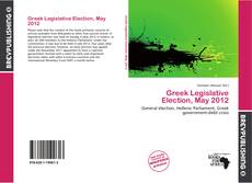 Обложка Greek Legislative Election, May 2012