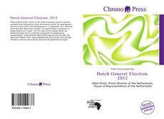 Buchcover von Dutch General Election, 2012