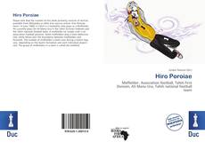 Portada del libro de Hiro Poroiae