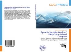 Обложка Spanish Socialist Workers' Party 38th Federal Congress