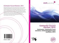 Capa do livro de Colchester Council Election, 2012 