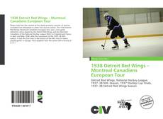 Capa do livro de 1938 Detroit Red Wings – Montreal Canadiens European Tour 