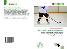 Capa do livro de First Indoor Hockey Game 