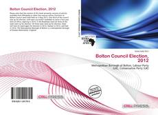 Capa do livro de Bolton Council Election, 2012 