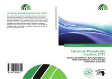 Buchcover von Ukrainian Presidential Election, 2010