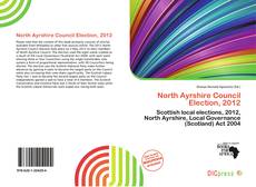 Portada del libro de North Ayrshire Council Election, 2012