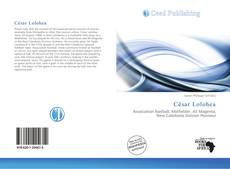 Portada del libro de César Lolohea