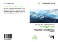 Buchcover von Palestinian General Election, 2012