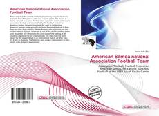 Capa do livro de American Samoa national Association Football Team 