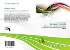 Portada del libro de Langues munda