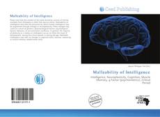 Bookcover of Malleability of Intelligence