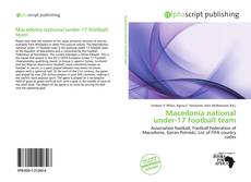 Bookcover of Macedonia national under-17 football team