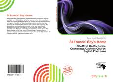 Portada del libro de St Francis' Boy's Home