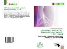 Capa do livro de All-Ireland Senior Club Football Championship 2011-2012 