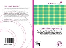 Buchcover von John Fairfax (minister)