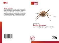 Couverture de Spider Behavior