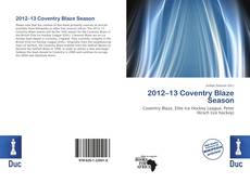 Portada del libro de 2012–13 Coventry Blaze Season
