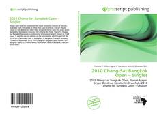Buchcover von 2010 Chang-Sat Bangkok Open – Singles
