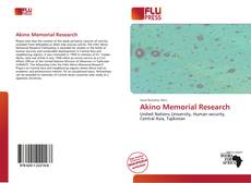 Couverture de Akino Memorial Research