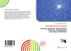 Bookcover of Harold Brown Award