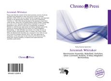 Buchcover von Jeremiah Whitaker